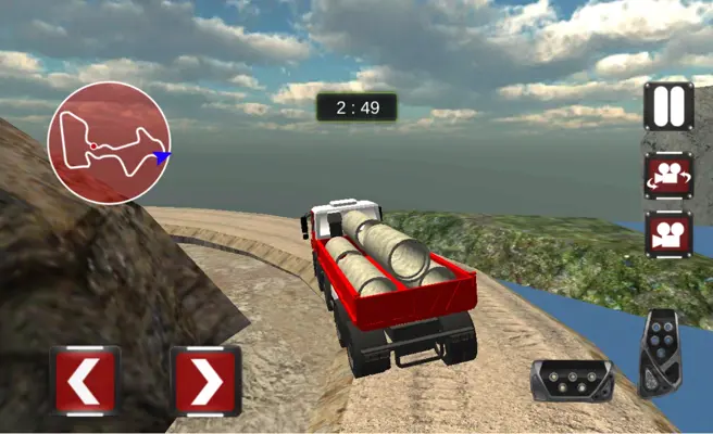 Off­Road Extreme Truck Driving android App screenshot 1